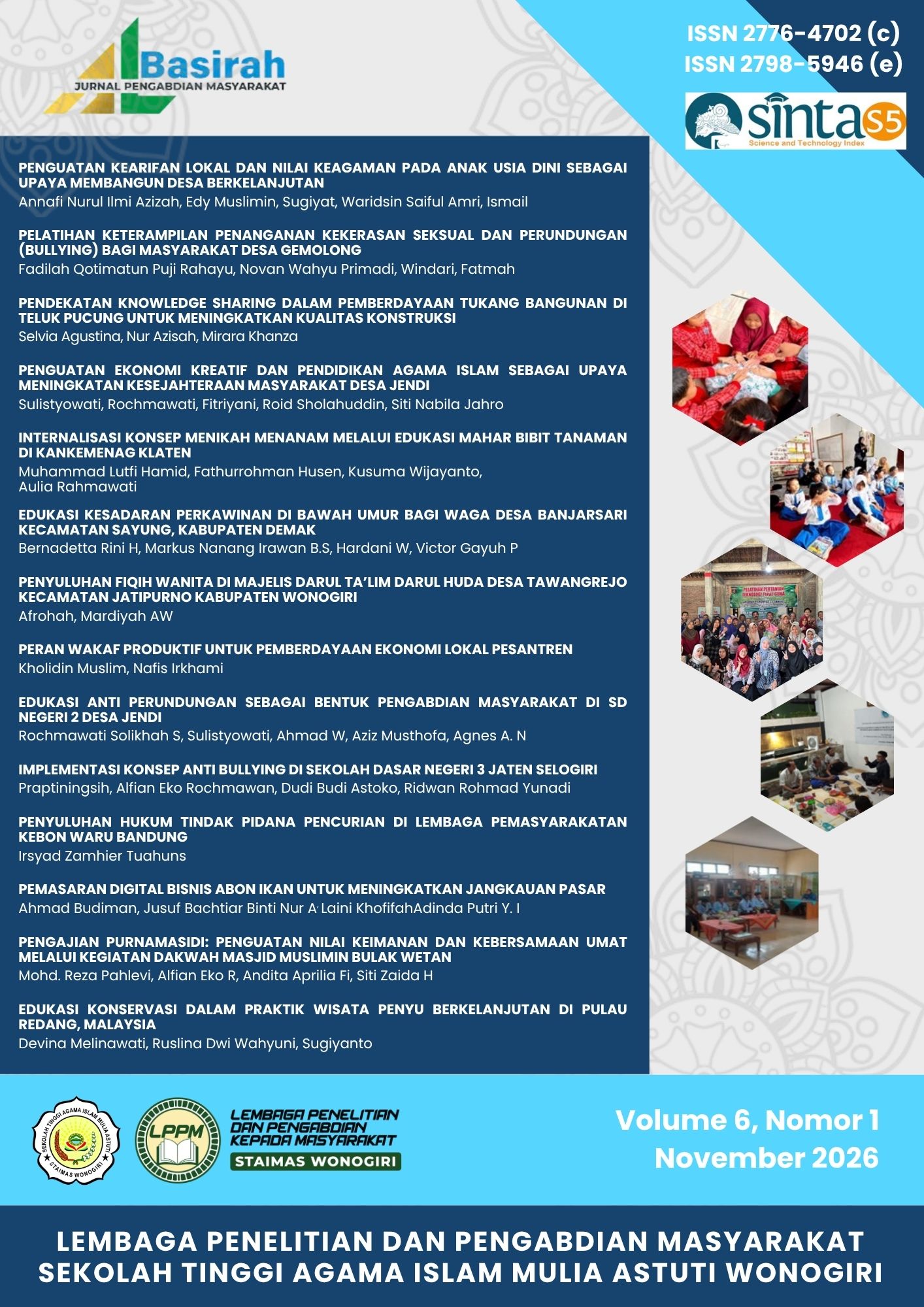					View Vol. 6 No. 1 (2026): Al Basirah
				